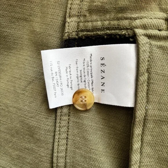 Sezane Olive Green Jacket - Picture 5 of 5